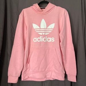 Pink Adidas Trefoil Hoodie